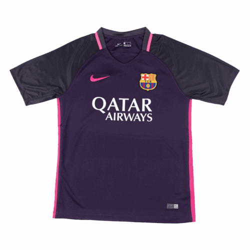 Barcelona Away Soccer Jersey Retro 2016/17