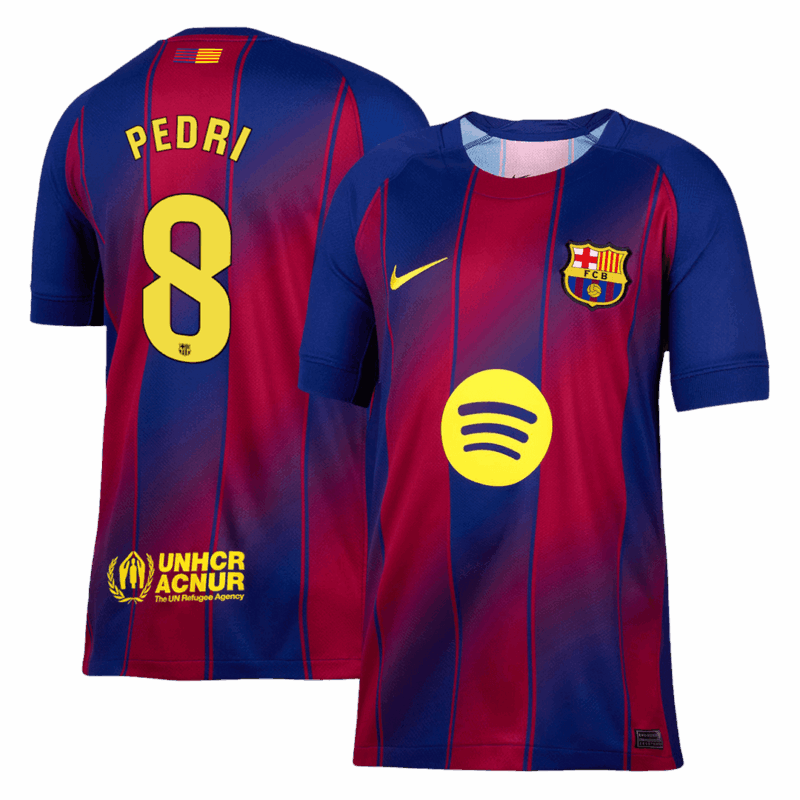 591780_1 バルセロナ PEDRI #8 ホーム サッカーユニフォーム 2025/26