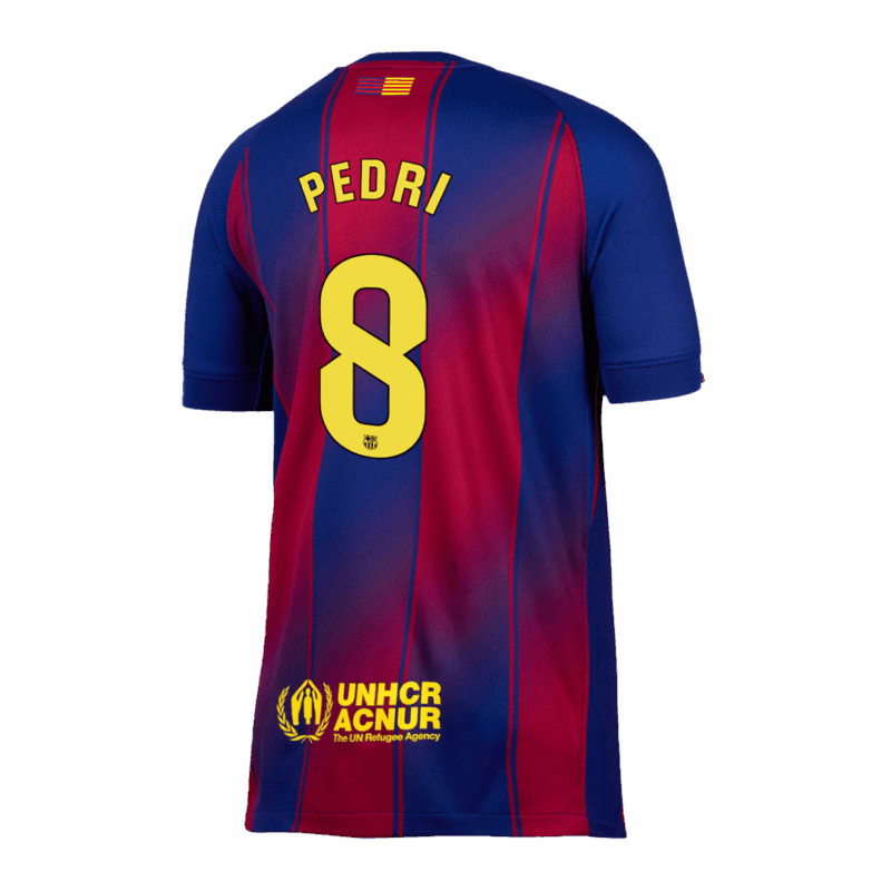591780_3 バルセロナ PEDRI #8 ホーム サッカーユニフォーム 2025/26