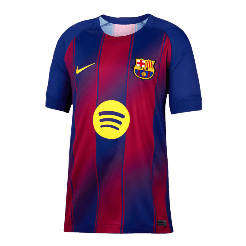 592079_4 バルセロナ RAPHINHA #11 ホーム サッカーユニフォーム 2025/26 - UCL Edition