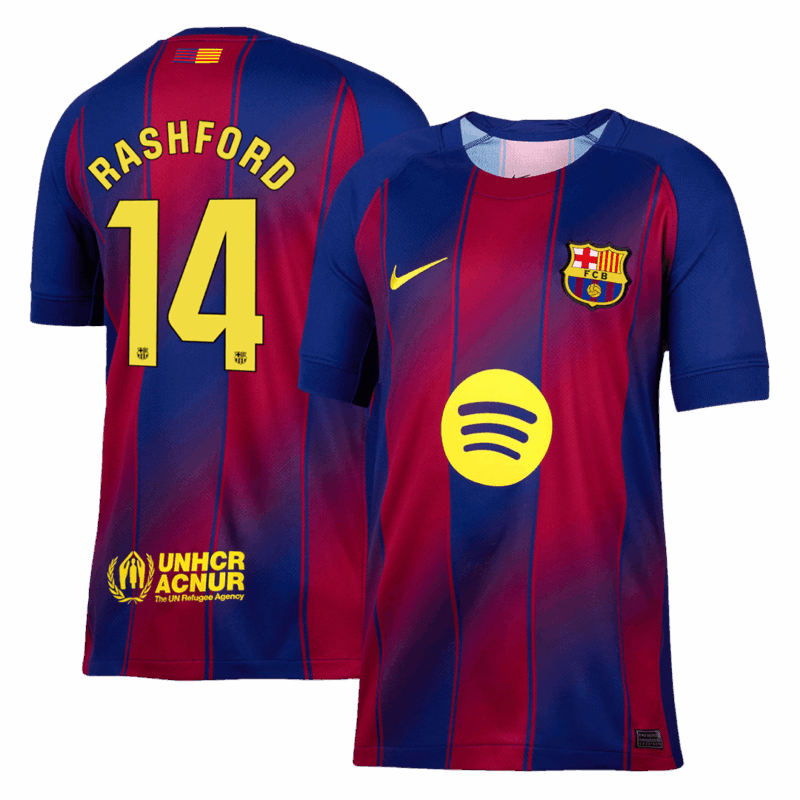 バルセロナ RASHFORD #14 ホーム サッカーユニフォーム 2025/26