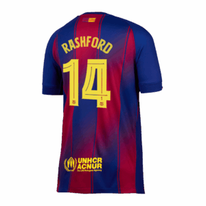 バルセロナ RASHFORD #14 ホーム サッカーユニフォーム 2025/26 - UCL Edition
