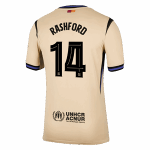 594474_3 バルセロナ RASHFORD #14 アウェイ サッカーユニフォーム 2025/26 - UCL Edition