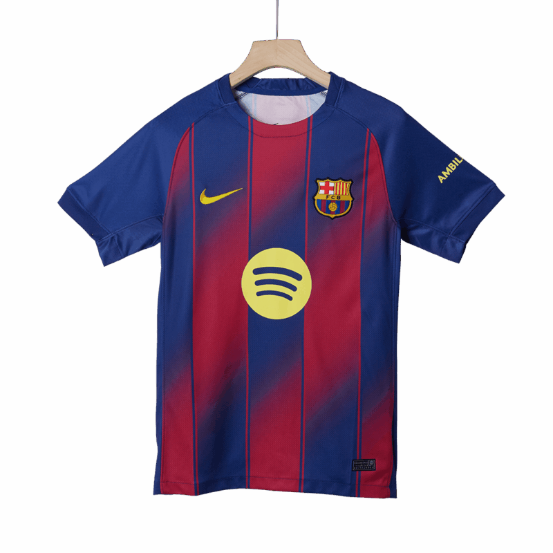 バルセロナ F.DE JONG #21 ホーム サッカーユニフォーム 2025/26