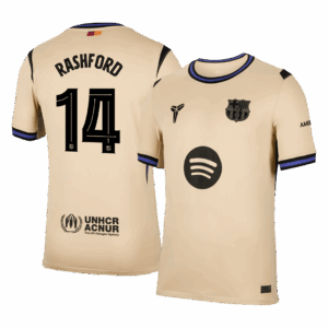 597471_1 バルセロナ RASHFORD #14 アウェイ サッカーユニフォーム 2025/26 - UCL Edition