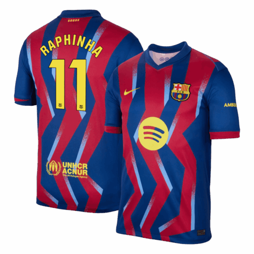 623753_1 Barcelona RAPHINHA #11 Fourth Away Soccer Jersey 2025/26