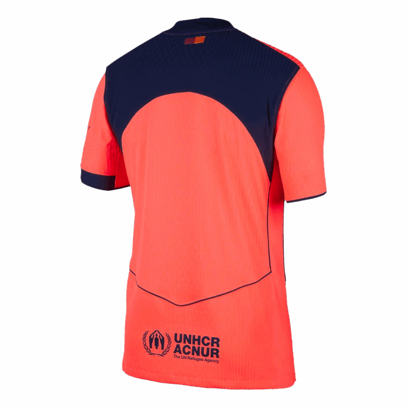 605690_2 オーセンティック バルセロナ サード アウェイ サッカーユニフォーム 25/26 Orange