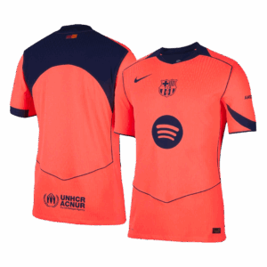 605690_3 オーセンティック バルセロナ サード アウェイ サッカーユニフォーム 25/26 Orange