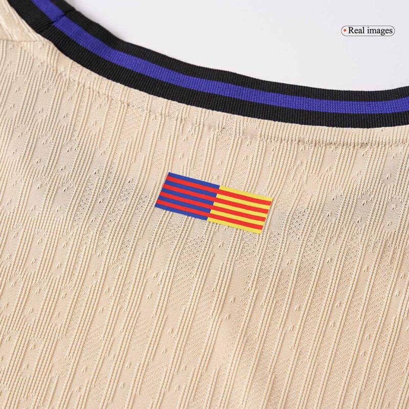 613533_15 ROONY #28 Authentic Barcelona Away Soccer Jersey 2025/26 Yellow- UCL