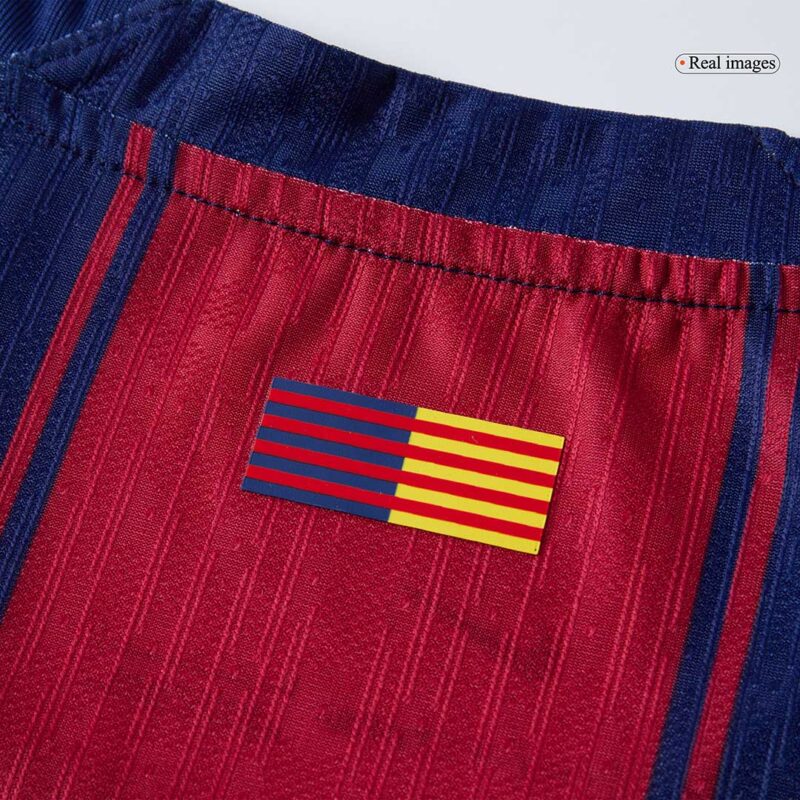 613587_14 ROONY #28 Authentic Barcelona Home Soccer Jersey 2025/26 Red&Blue