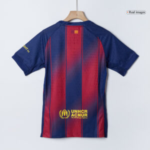 613587_6 ROONY #28 Authentic Barcelona Home Soccer Jersey 2025/26 Red&Blue