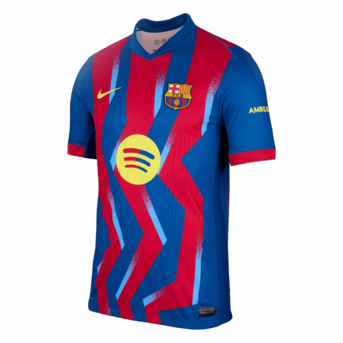 624340_1 Player Version Barcelona Fourth Soccer Jersey 25/26 Red&Blue