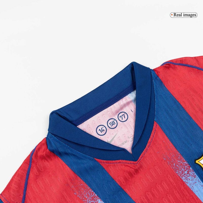 Player Version Barcelona Fourth Soccer Jersey 25/26 Red&Blue