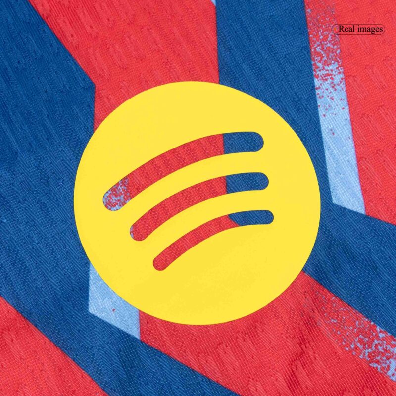 Player Version Barcelona Fourth Soccer Jersey 25/26 Red&Blue