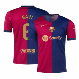 505774_1 バルセロナ GAVI #6 ホーム ユニフォーム 2024/25