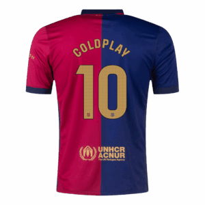505840_3 バルセロナ COLDPLAY #10 ホーム サッカーユニフォーム 2024/25