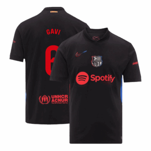 505851_1 バルセロナ GAVI #6 アウェイ サッカーユニフォーム 2024/25