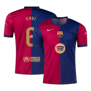 505858_1 バルセロナ GAVI #6 ホーム ユニフォーム 2024/25 - Spotify Logo Without Text