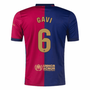 505858_3 バルセロナ GAVI #6 ホーム ユニフォーム 2024/25 - Spotify Logo Without Text