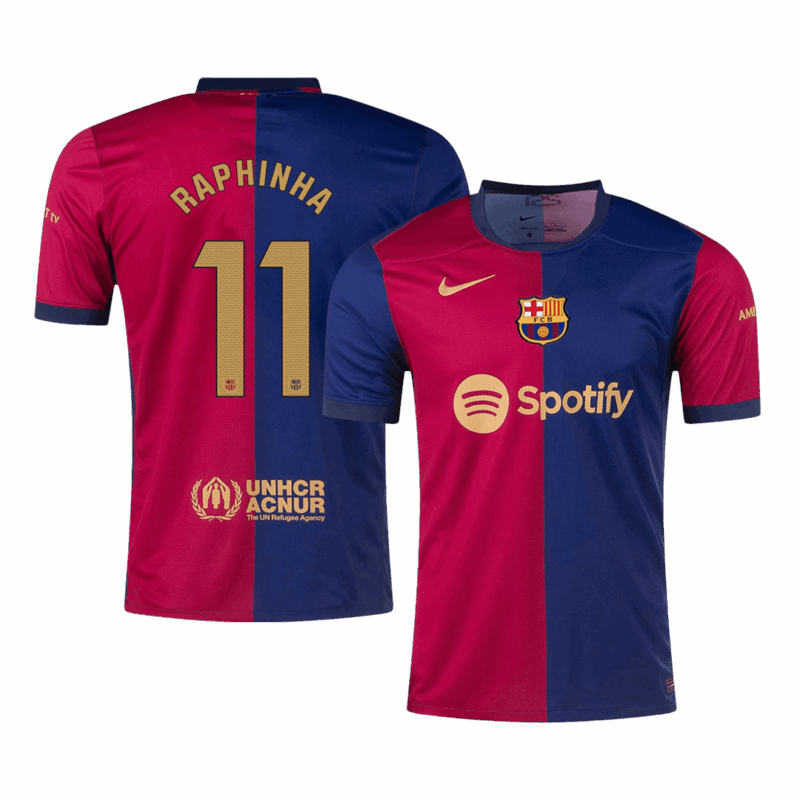 505897_1 バルセロナ RAPHINHA #11 ホーム ユニフォーム 2024/25