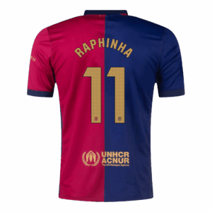 505898_3 バルセロナ RAPHINHA #11 ホーム ユニフォーム 2024/25 -(Spotify Logo Without Text)