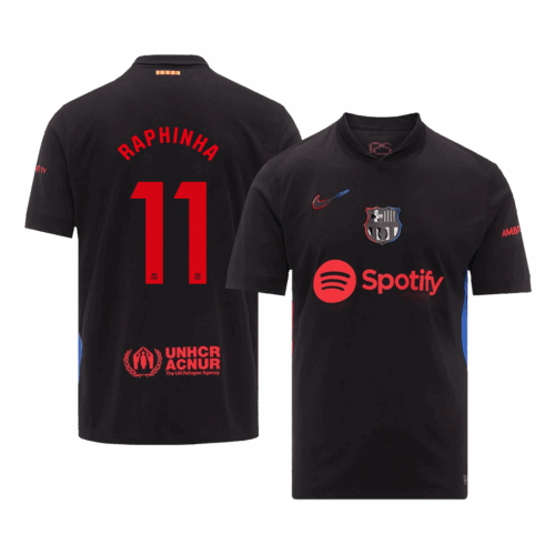 バルセロナ RAPHINHA #11 アウェイ ユニフォーム 2024/25
