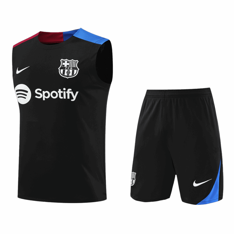 505838_2 バルセロナ Pre-Match Training サッカーユニフォーム キット 2024/25 上下セット