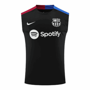 505837_1 バルセロナ Pre-Match Sleeveless Training サッカーユニフォーム 2024/25 - Black