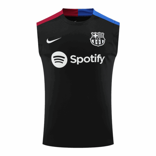 バルセロナ Pre-Match Sleeveless Training サッカーユニフォーム 2024/25 - Black