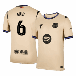 601784_1 Barcelona GAVI #6 Away Soccer Jersey 2025/26 - UCL Edition