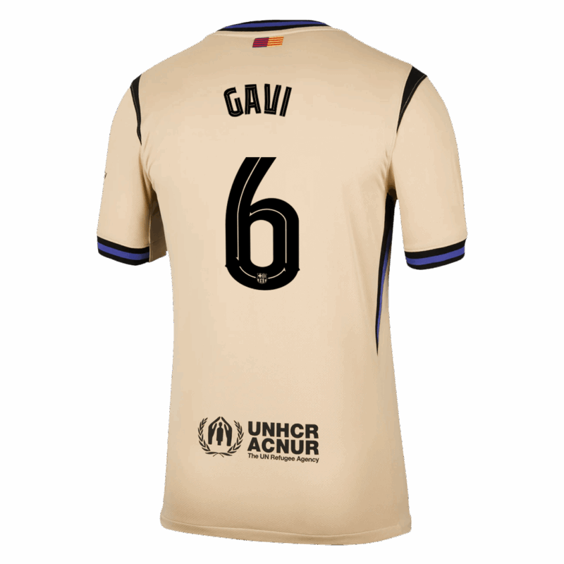 601784_3 Barcelona GAVI #6 Away Soccer Jersey 2025/26 - UCL Edition