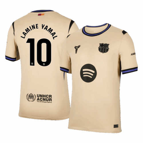 601794_1 Barcelona LAMINE YAMAL #10 Away Soccer Jersey 2025/26