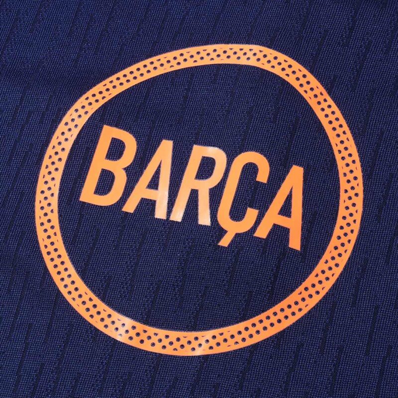 Barcelona Sweatshirt Kit 2025/26 - Black&Orange (Top+Pants)