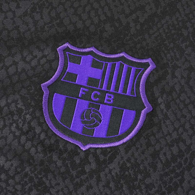 Barcelona Sweatshirt Kit 2025/26 - Black (Top+Pants)