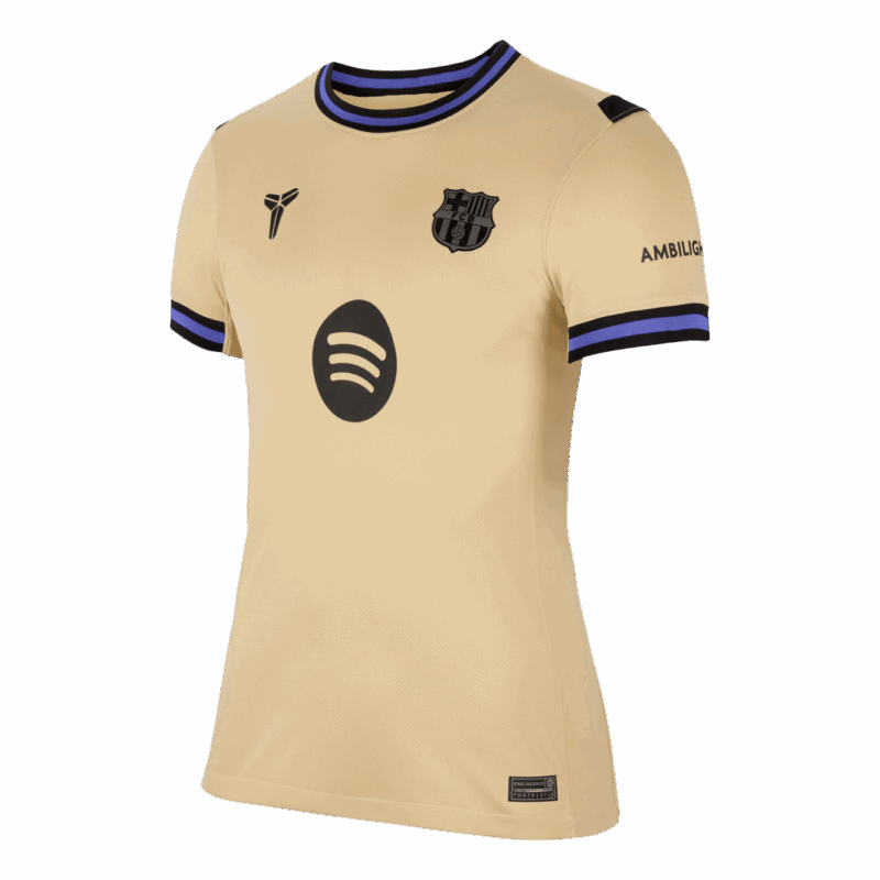 レディース バルセロナ アウェイ サッカーユニフォーム 2025/26