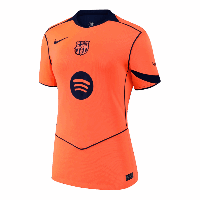 レディース バルセロナ アウェイ サッカーユニフォーム 2025/26