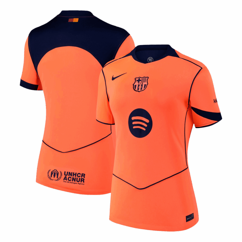 レディース バルセロナ アウェイ サッカーユニフォーム 2025/26