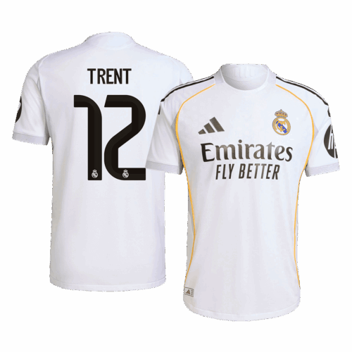 レアルマドリード TRENT #12 ホーム サッカーユニフォーム オーセンティック 2025/26