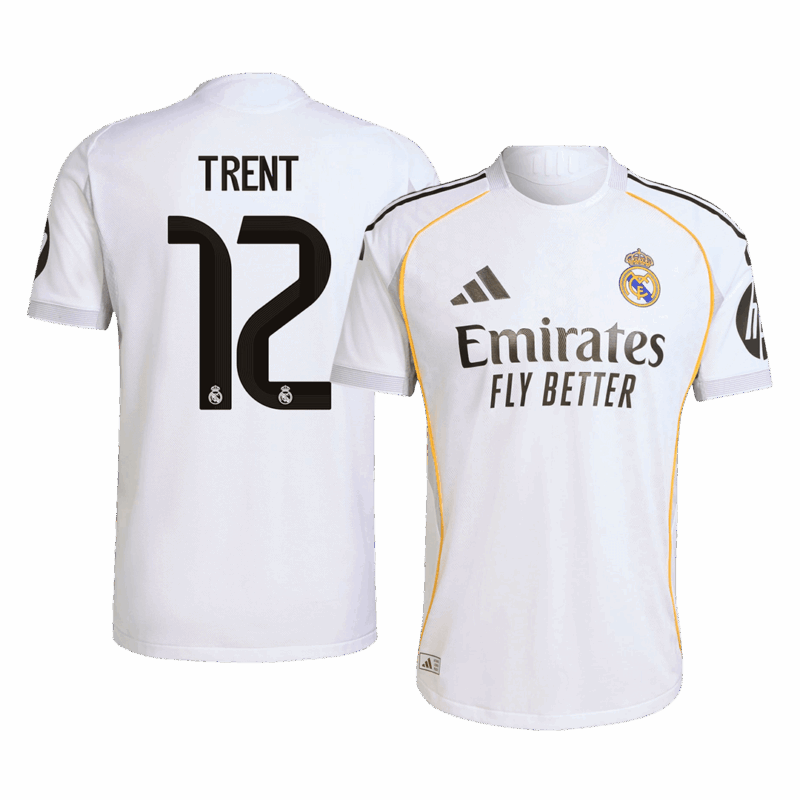 601123_1 レアルマドリード TRENT #12 ホーム サッカーユニフォーム オーセンティック 2025/26