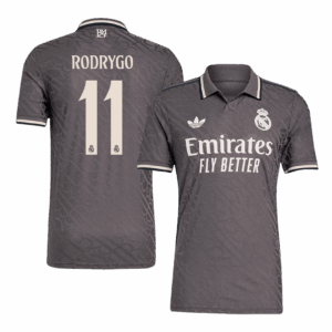 601128_1 レアルマドリード RODRYGO #11 サード アウェイ サッカーユニフォーム オーセンティック 2024/25