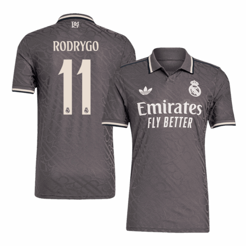 レアルマドリード RODRYGO #11 サード  アウェイ サッカーユニフォーム オーセンティック 2024/25