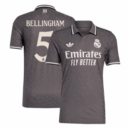 レアルマドリード BELLINGHAM #5 サード  アウェイ サッカーユニフォーム オーセンティック 2024/25