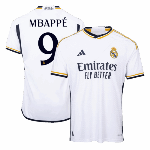 601154_1 レアルマドリード MBAPPÉ #9 ホーム ユニフォーム オーセンティック 2023/24