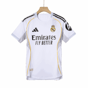 601140_5 オーセンティック レアルマドリード ホーム サッカーユニフォーム 2025/26 White