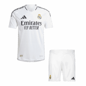 494856_1 レアルマドリード ホーム サッカーユニフォーム キット オーセンティック 2024/25 上下セット