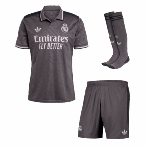 レアルマドリード サード  アウェイ サッカーユニフォーム キット 2024/25 (ユニフォーム+Shorts+Socks)