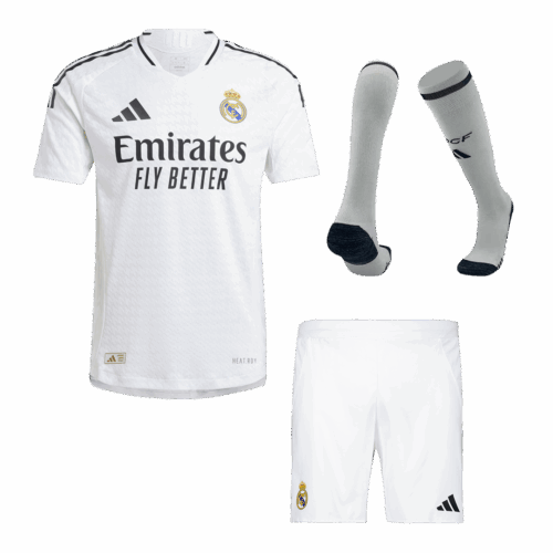レアルマドリード ホーム サッカーユニフォーム キット オーセンティック 2024/25 (ユニフォーム+Shorts+Socks)