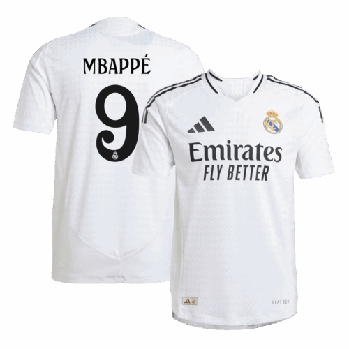 601166_1 レアルマドリード MBAPPÉ #9 ホーム ユニフォーム オーセンティック 2024/25