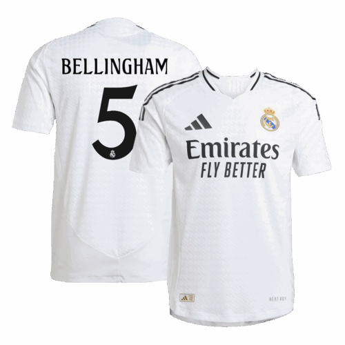 レアルマドリード BELLINGHAM #5 ホーム ユニフォーム オーセンティック 2024/25