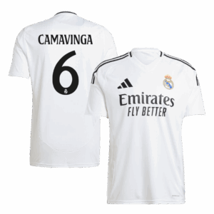 レアルマドリード CAMAVINGA #6 ホーム ユニフォーム 2024/25